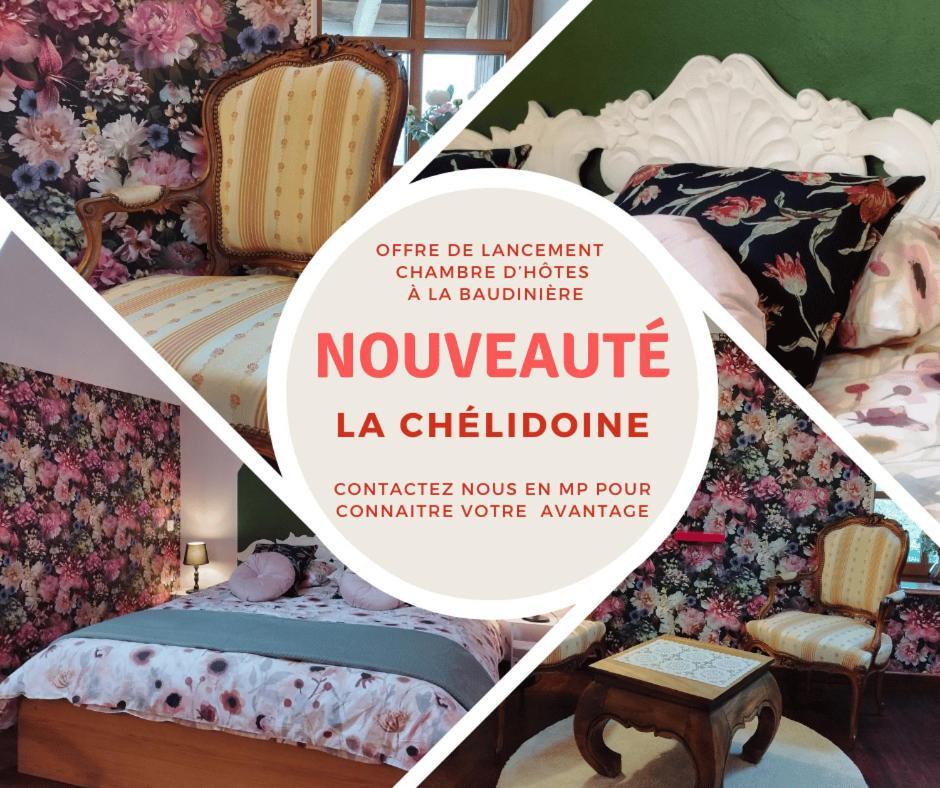 La Baudiniere, Chambre "La Chelidoine", Boyer Exterior foto